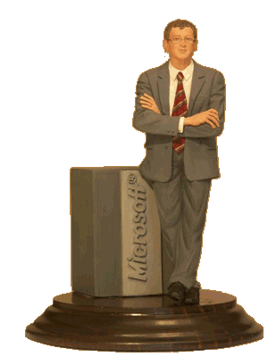 Билл Гейтс статуэтка анимация