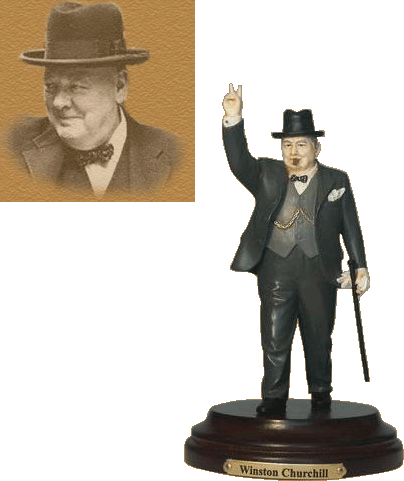 Уинстон Черчилль статуэтка