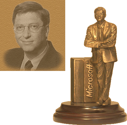 Bill Gates figurine