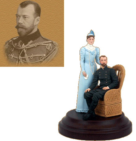 Nicolas II figurine